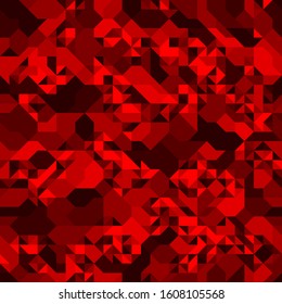 Mosaic seamless pattern, geometric chaotic tiling vector background for wallpapers, wrapping paper or website backgrounds.