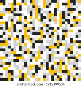 Mosaic seamless pattern, geometric chaotic tiling vector background for wallpapers, wrapping paper or website backgrounds.