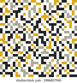 Mosaic seamless pattern, geometric chaotic tiling vector background for wallpapers, wrapping paper or website backgrounds.