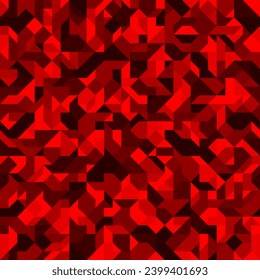 Mosaic seamless pattern, geometric chaotic tiling vector background for wallpapers, wrapping paper or website backgrounds.