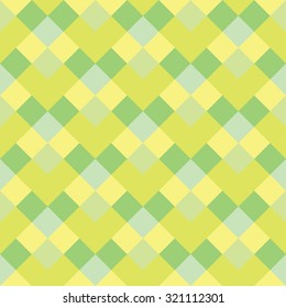 Mosaic seamless pattern. Print in a cage in a rustic style for interior decorating, home textiles, clothing.