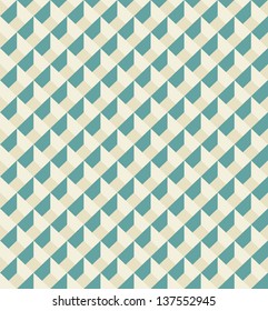 Mosaic seamless pattern in retro style. Vintage soft colors. Can be used to fabric design, wallpaper, decorative paper, web design, etc. Swatch of seamless pattern included in the file.