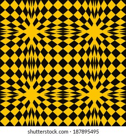 Mosaic seamless pattern, simple geometric vector background.