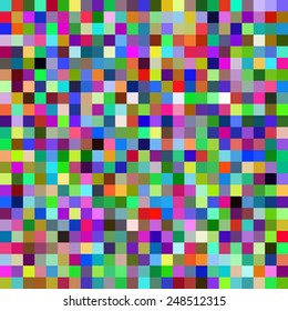 Mosaic seamless pattern for tile background. Vector illustration.