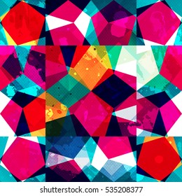 Mosaic seamless pattern (vector file eps 10)