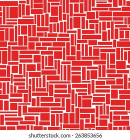 Mosaic seamless from rectangles - vector illustration. You can use it to fill your own background.