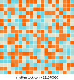 Mosaic seamless - vector illustration. You can use it to fill your own background.