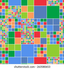 Mosaic seamless - vector illustration. You can use it to fill your own background.