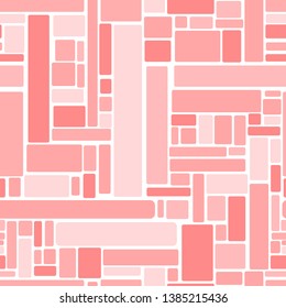 Mosaic seamless vector pattern. Abstract background. Natural stone texture