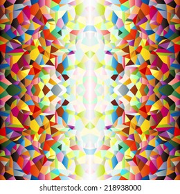 Mosaic small colorful tile background, fun abstract