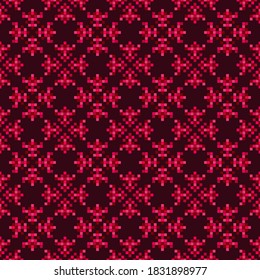 Mosaic of squares. Abstract background. Seamless pattern. Vector illustration for web design or print.