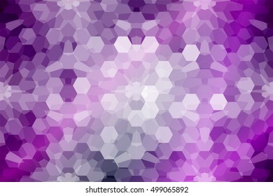 mosaic. stained-glass window. purple blue color. vector illustration.