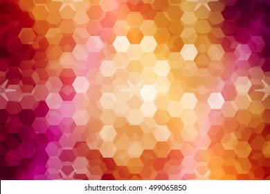 mosaic. stained-glass window. purple orange color. vector illustration. for design, wallpaper, interior