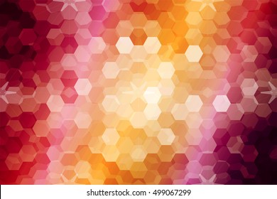 mosaic. stained-glass window. purple orange color. vector illustration. for design, wallpaper, interior