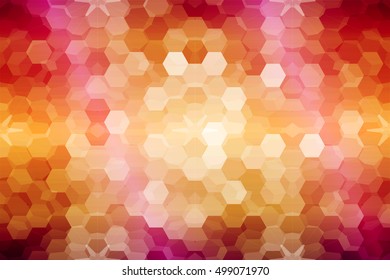 mosaic. stained-glass window. purple orange color. vector illustration. for design, wallpaper, interior