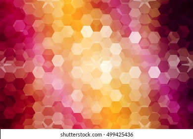 mosaic. stained-glass window. purple orange color. vector illustration. for design, wallpaper, interior