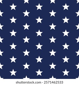 Mosaic star vector seamless pattern. Endless background