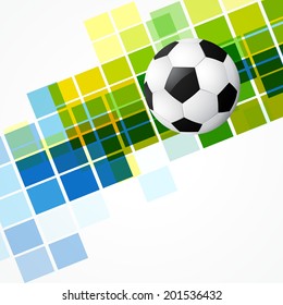 mosaic style football design