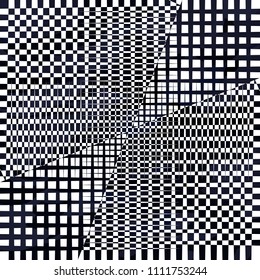 Mosaic tapestry vector texture with organic shapes and forms. Absract geometric background for modern fashion, design, prints, textile, cloth, paper packaging