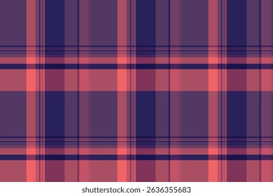 Fundo têxtil de mosaico sem costura, textura de tecido padrão celta. Decoração tartan vetor cheque jogado na paleta de cores rosa e vermelho.