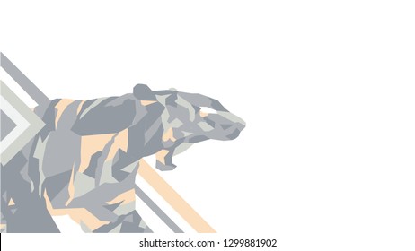mosaic tiger