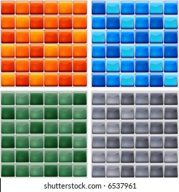 mosaic tile - 4 colors to choose from