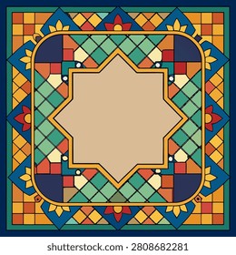 A mosaic tile frame is a decorative border or casing made from small pieces of colored glass, stone, or ceramic tiles arranged in intricate patterns. It adds a vibrant and artistic touch to mirrors, photos, or artwork, enhancing the overall aesthetic of any space. Ideal for home decor, these frames can be customized to suit various styles, from traditional to contemporary.