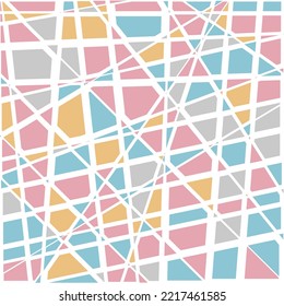 mosaic tile pattern hand crafted pattern. Realistic vector texture of mosaic floor with natural stones, granite, marble, colorful glass, concrete. Granite and quartz rocks and sprinkles mix