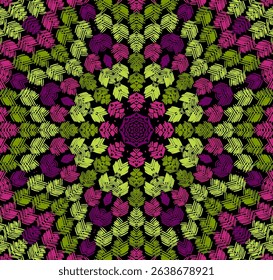 Mosaic tile vector seamless ornament. Interior wallpaper colorful print. Star element symmetry background design. Mandala moroccan tile mosaic seamless pattern. Patchwork beautiful sample.