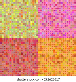Mosaic tiles abstract background. Vector illustration.