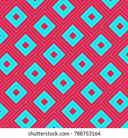 Mosaic Tiles Background with Multicolored Squares. Colorful Background for Tile, Fabric, Packaging Paper, Tablecloth, Banner, Textile. Surface Textures. Mosaic Tiles Background in Greek Style.