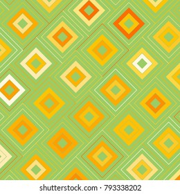 Mosaic Tiles Background with Multicolored Squares. Colorful Background for Tile, Fabric, Packaging Paper, Tablecloth, Banner, Textile. Surface Textures. Mosaic Tiles Background in Greek Style.