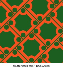 Mosaic Tiles Background with Squares and Circles. Background for Tile, Fabric, Packaging Paper, Tablecloth, Banner, Textile. Surface Textures. Mosaic Tiles Background in Classic Style. Geometry. 