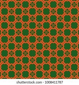 Mosaic Tiles Background with Squares and Circles. Background for Tile, Fabric, Packaging Paper, Tablecloth, Banner, Textile. Surface Textures. Mosaic Tiles Background in Classic Style. Geometry. 