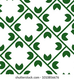 Mosaic Tiles Background with Squares and Circles. Geometry Background for Tile, Fabric, Packaging Paper, Tablecloth, Banner, Textile. Surface Textures. Mosaic Tiles Background in Classic Style.