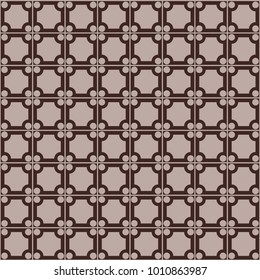 Mosaic Tiles Background with Squares and Circles for Tile, Fabric, Packaging Paper, Tablecloth, Banner, Textile. Surface Textures. 