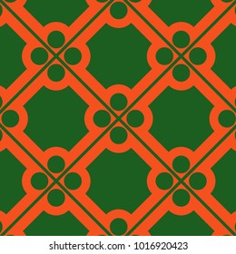 Mosaic Tiles Background with Squares and Circles. Background for Tile, Fabric, Packaging Paper, Tablecloth, Banner, Textile. Surface Textures. Mosaic Tiles Background in Classic Style. Geometry. 