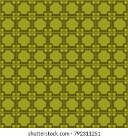 Mosaic Tiles Background with Squares and Circles. Geometry Green Background for Tile, Fabric, Packaging Paper, Tablecloth, Banner, Textile. Surface Textures. Mosaic Tiles Background in Classic Style.