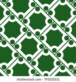 Mosaic Tiles Background with Squares and Circles. Geometry Background for Tile, Fabric, Packaging Paper, Tablecloth, Banner, Textile. Surface Textures. Mosaic Tiles Background in Classic Style.