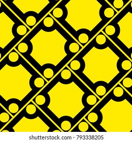 Mosaic Tiles Background with Squares and Circles. Geometry Background for Tile, Fabric, Packaging Paper, Tablecloth, Banner, Textile. Surface Textures. Mosaic Tiles Background in Classic Style.  