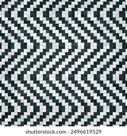 Mosaic tiles decorative background, seamless repeating vector pattern template for  wallpaper, background, wood print, metal print, plastic print, glass print, decor