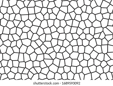 Mosaic Tiles Outline Vector Illustration Stock Vector (Royalty Free ...