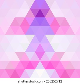 Mosaic triangle background. Geometric background