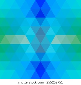 Mosaic triangle background. Geometric background