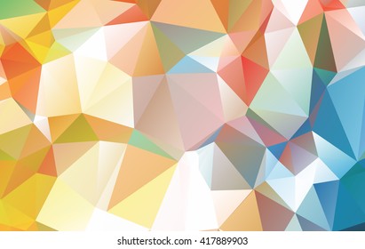 Mosaic triangle background. Geometric background.eps.10