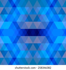 Mosaic triangle background. Geometric background. Rhombus background