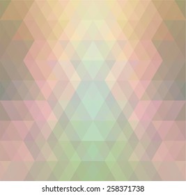 Mosaic triangle background. Geometric background. Rhombus background