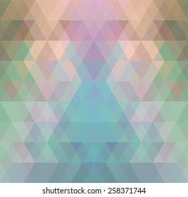 Mosaic triangle background. Geometric background. Rhombus background