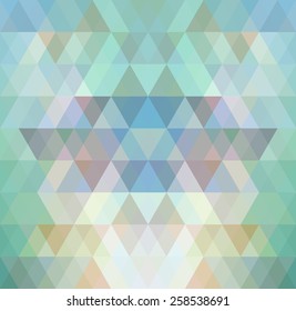 Mosaic triangle background. Geometric background. Rhombus background
