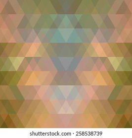 Mosaic triangle background. Geometric background. Rhombus background